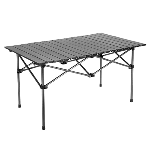 Blissbuilt Ausklappbarer Eierrollen-Campingtisch,Tragbarer Aluminium-Klapptisch,Klappbarer Multifunktionstisch mit Tasche,Tischplatte belastbar 150kg,für Picknick Kochen Garten Wandern Reisen Blissbuilt Ausklappbarer Eierrollen-Campingtisch,Tragbarer Aluminium-Klapptisch,Klappbarer Multifunktionstisch mit Tasche,Tischplatte belastbar 150kg,für Picknick Kochen Garten Wandern Reisen von Blissbuilt