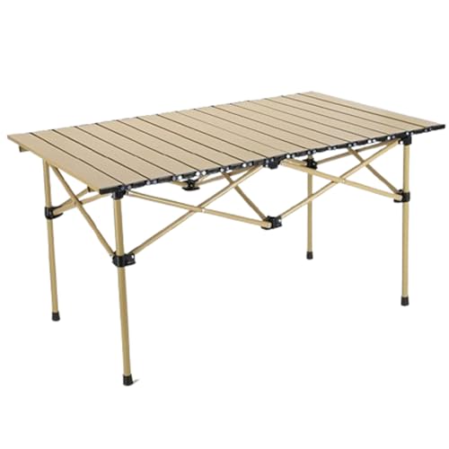 Blissbuilt Ausklappbarer Eierrollen-Campingtisch,Tragbarer Aluminium-Klapptisch,Klappbarer Multifunktionstisch mit Tasche,Tischplatte belastbar 150kg,für Picknick Kochen Garten Wandern Reisen Blissbuilt Ausklappbarer Eierrollen-Campingtisch,Tragbarer Aluminium-Klapptisch,Klappbarer Multifunktionstisch mit Tasche,Tischplatte belastbar 150kg,für Picknick Kochen Garten Wandern Reisen von Blissbuilt