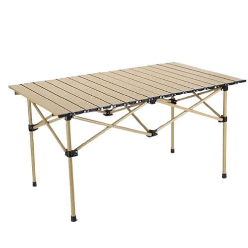 Blissbuilt Ausklappbarer Eierrollen-Campingtisch,Tragbarer Aluminium-Klapptisch,Klappbarer Multifunktionstisch mit Tasche,Tischplatte belastbar 150kg,für Picknick Kochen Garten Wandern Reisen Blissbuilt Ausklappbarer Eierrollen-Campingtisch,Tragbarer Aluminium-Klapptisch,Klappbarer Multifunktionstisch mit Tasche,Tischplatte belastbar 150kg,für Picknick Kochen Garten Wandern Reisen von Blissbuilt