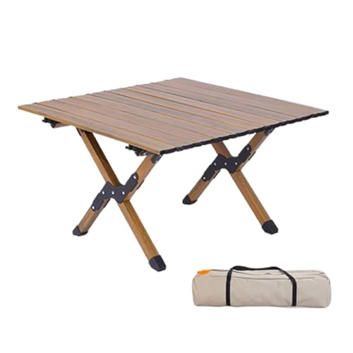 Blissbuilt Camping-Tisch Klapptisch,Roll-up-Picknicktische mit Tasche,Tischplatte belastbar 100kg,Tragbarer Aluminium-Klapptisch,Outdoor Tisch Ultraleicht Tragbarer für Picknick Grillen Garten Balkon von Blissbuilt