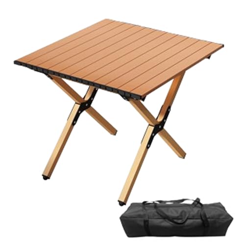 Klapptisch Camping faltbar,Tragbarer Aluminium-Klapptisch,mit Aufrollbare Tischplatte X-Rahmen,Klappbarer Multifunktionstisch mit Tasche stabil und tragbar,für Picknick Grillen Garten Balkon Klapptisch Camping faltbar,Tragbarer Aluminium-Klapptisch,mit Aufrollbare Tischplatte X-Rahmen,Klappbarer Multifunktionstisch mit Tasche stabil und tragbar,für Picknick Grillen Garten Balkon von Blissbuilt