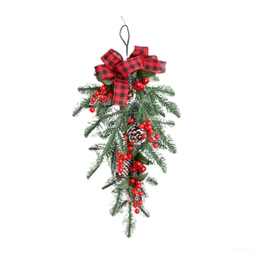 1 Stück Zedernholz Weihnachtsdekoration künstliche Zeder Festliche Mittelstück für Kaminsims für Esstisch 50 cm Länge pflegeleicht Weihnachtsgirlande PE und Rattan Material 1 Stück Zedernholz Weihnachtsdekoration künstliche Zeder Festliche Mittelstück für Kaminsims für Esstisch 50 cm Länge pflegeleicht Weihnachtsgirlande PE und Rattan Material von BlissfulAbode
