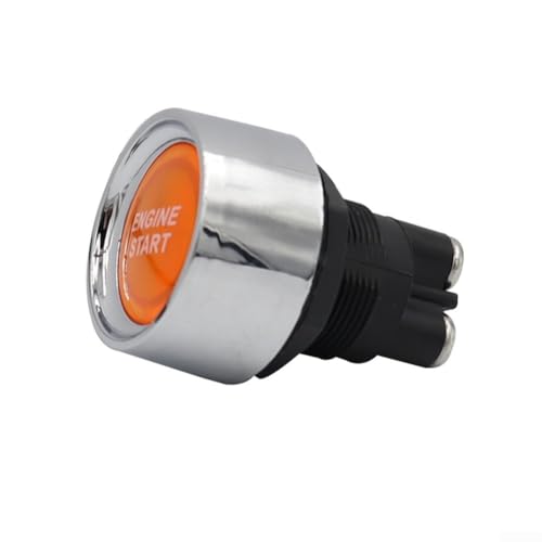 12 V 24 V Motorstart-Druckknopfschalter 50 A mit LED für schnellen und einfachen Zugriff auf Zündung (orange) von BlissfulAbode