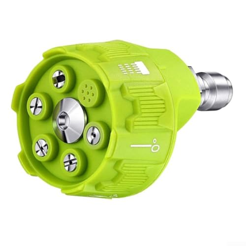 14 Zoll 6 in 1 Hochdruckreiniger Düse für Autowäsche, multifunktional und passend für 1/4 Zoll Anschluss (grün) von BlissfulAbode