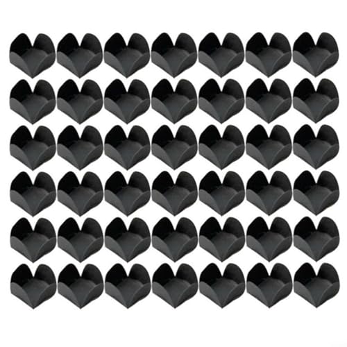 200 Stück Schokoladenhalter Dessert Verpackung Liner zum Backen Party Supplies Schokolade Wrapper Tabletts für Hochzeit und Event Dekoration (100 Stück) von BlissfulAbode