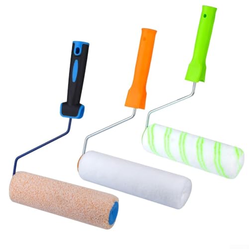 22,9 cm für Wandtextur-Rollenbürste mit künstlerischem Muster zum Malen von Decken, Rasen und Teppichoberflächen (orange) von BlissfulAbode