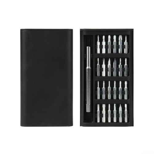 25 in 1 Magnetgriff für Präzisions-Schraubendreher-Set mit 24 Bits aus legiertem Stahl zur Reparatur von Elektronik, mobilen Geräten, Uhren und Brillen 25 in 1 Magnetgriff für Präzisions-Schraubendreher-Set mit 24 Bits aus legiertem Stahl zur Reparatur von Elektronik, mobilen Geräten, Uhren und Brillen von BlissfulAbode