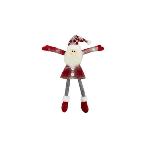 2er Set Weihnachten Vorhang Raffhalter Schnallen mit Schneemann und Weihnachtsmann für dekorative Vorhanghalter von BlissfulAbode