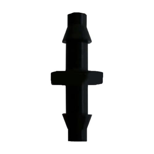 50 Stück 4 mm Bewässerungsarmatur Antelco Rohrverbinder mit Widerhaken geeignet für Haus, Garten, Gewächshaus und landwirtschaftliche Bewässerung (L2,1 cm gerader Verbindungsstück) von BlissfulAbode