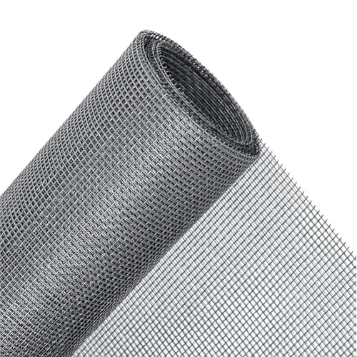 50 Stück Drainagegitter für Blumentöpfe, rechteckig, auslaufsicher, für Gartenarbeiten (grau) von BlissfulAbode