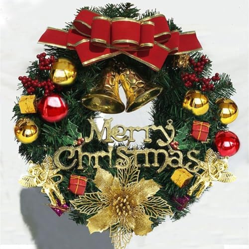 60 cm Laterne Weihnachtskranz Rebe für Feiertagsdekoration mit langlebigem und solidem Material (8#) von BlissfulAbode