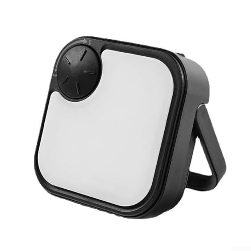 750 Lumen Solar-Camping-Laterne mit IP44 Wasserdichtigkeit, stufenloser Helligkeitseinstellung und praktischem Griff zum Aufhängen an Zelten oder Stangen (schwarz) von BlissfulAbode