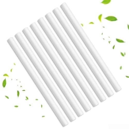 80 Stück Ersatz-Tampons aus Baumwolle für Luftbefeuchter für optimale Absorption (7 x 150 mm; weiß) von BlissfulAbode