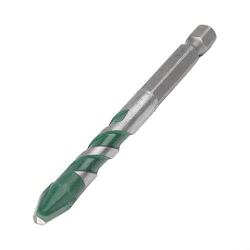 90 mm Hartmetallbohrer-Set für Glas, Holz, Metall, Fliesen, Bohren mit Größen 6 mm, 8 mm, 10 mm, 12 mm, kompatibel mit 6 35 mm Bohrfutter, verschleißfest (8 mm) von BlissfulAbode