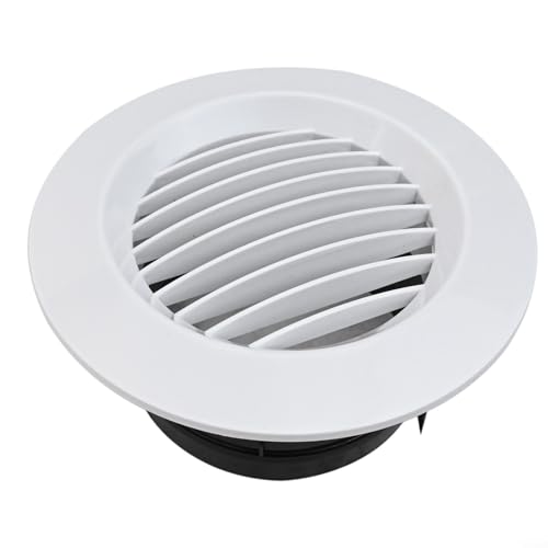 ABS rundes Lüftungsgitter für Innenräume, Lüftungsauslass für Küche und Bad (100 mm) von BlissfulAbode