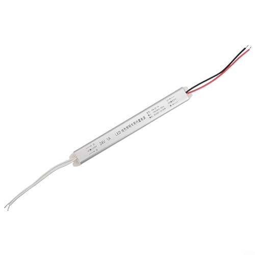 AC220V bis 12V 1 54A Ultradünnes LED-Treiber-Netzteil mit Überspannungs- und Überlastschutz für LED-Lichtleisten und Streifenbeleuchtung (24V 24W-1A) von BlissfulAbode