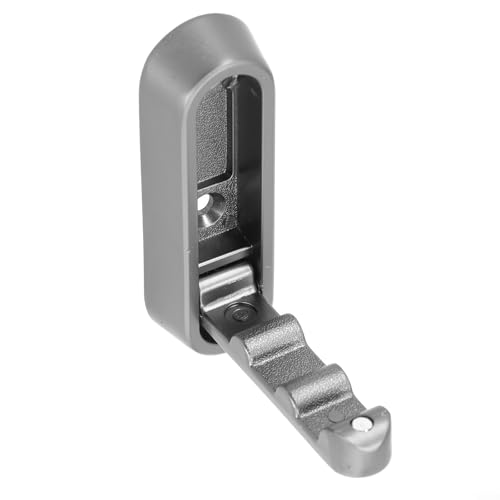 Aluminium-Wandhaken für Badezimmer und Zuhause, Haken zum Aufhängen von Kleidung, Handtüchern, Bademänteln, effizienter Raum-Organizer (hellgrau) von BlissfulAbode