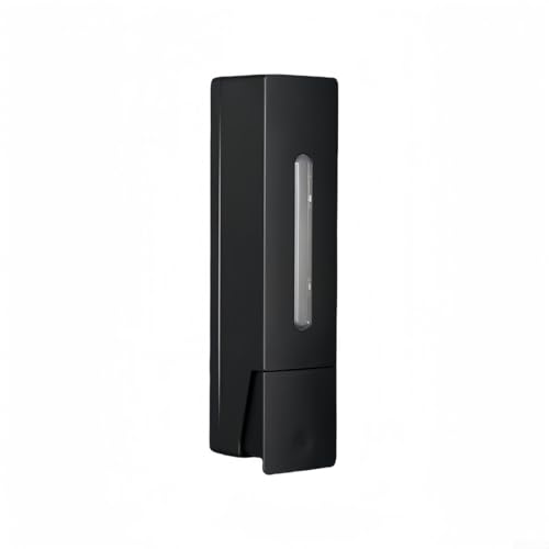 Anspruchsvoller Stil trifft Funktionalität in diesem praktischen (400 ml) Wand-Seifenspender (schwarz einzeln) von BlissfulAbode