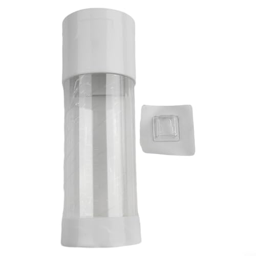 Automatischer Becherhalter zur Wandmontage, stromlinienförmiges Design für einfache Dosierung in jedem Raum (weiß) von BlissfulAbode