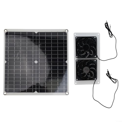 Automatischer Solar-Abluftventilator mit 30 W Leistung für Wohnmobile, Gewächshäuser und Hühnerställe und wasserdichtes Design Automatischer Solar-Abluftventilator mit 30 W Leistung für Wohnmobile, Gewächshäuser und Hühnerställe und wasserdichtes Design von BlissfulAbode