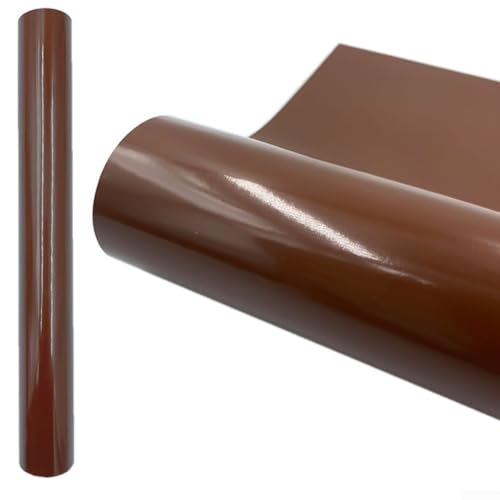 Bastelvinyl für individuelle Beschilderung, perfekt zum Personalisieren von Tassen, Fliesen und Fahrzeuggrafiken mit Leichtigkeit (30 cm x 25 cm, braun) von BlissfulAbode