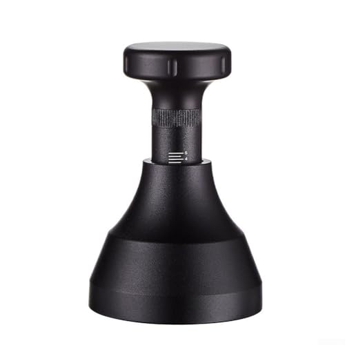 Benutzerfreundliches, verstellbares Tiefen-Tamper-Werkzeug, um Ihr Espresso-Erlebnis zu verbessern, indem die Bodenverteilungseffizienz verbessert wird (58 mm) von BlissfulAbode