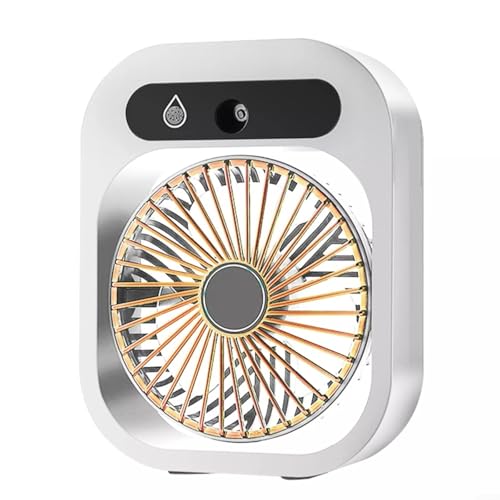 BlissfulAbode Desktop-Nebelventilator mit integriertem Luftbefeuchter, multifunktionaler Desktop-Kühlventilator mit Wassernebel-Spray, 3 Windmodi für komfortables Wohnen zu Hause, im Büro oder auf BlissfulAbode Desktop-Nebelventilator mit integriertem Luftbefeuchter, multifunktionaler Desktop-Kühlventilator mit Wassernebel-Spray, 3 Windmodi für komfortables Wohnen zu Hause, im Büro oder auf von BlissfulAbode