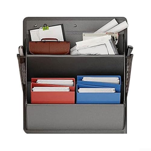 BlissfulAbode Reisefreundlicher Wohnmobil-Schuhschrank mit Konstruktion und tiefen Taschen (Grau) von BlissfulAbode