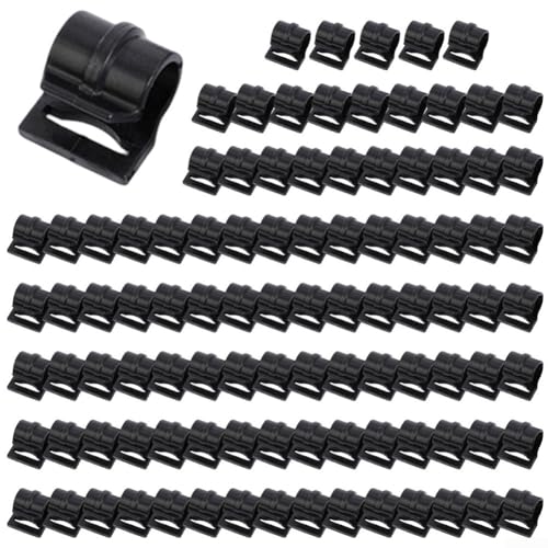 BlissfulAbode Vereinfachen Sie Ihre Einrichtung mit diesen 100 Zelthaken; ideale Clip-Lösung für Markisen und Pflanzenunterstützung bei Ihren Outdoor-Aktivitäten (17 mm) von BlissfulAbode