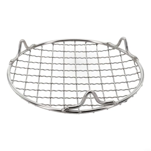 Campingplatz-Grillrost aus Edelstahl, ideal für sichere und einfache Zubereitung von Speisen im Freien (15 cm) von BlissfulAbode