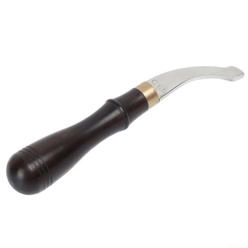 DIY Leder Kantenversiegelungswerkzeug Stabiles Design aus Metall und Holz für professionelle Lederhandwerk (1,5 mm) von BlissfulAbode