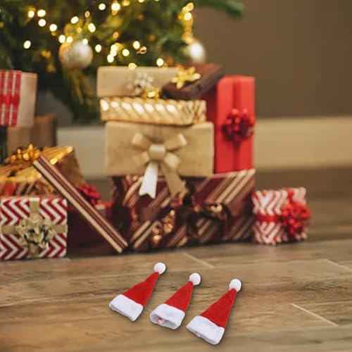 Dazzling Decorative Mini Santa Hat Set 50 Pieces for Holiday Gatherings von BlissfulAbode