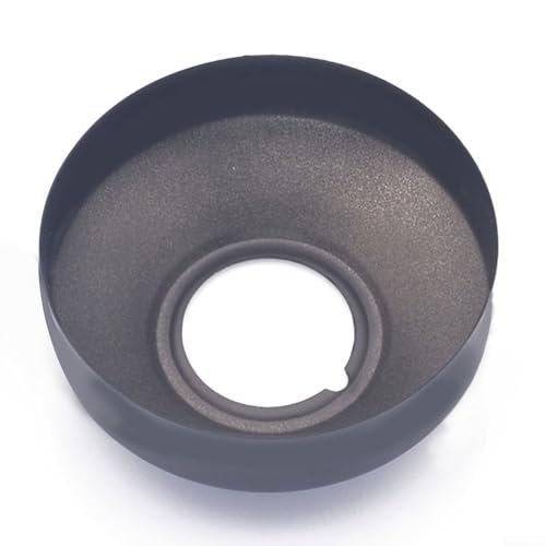Dekorative Wandrohrabdeckung für Armaturen aus Edelstahl mit schwarzer Lackierung zum Verstecken von Gasleitungen, Heizkörpern und Abflussrohren (66x25x35mm) von BlissfulAbode