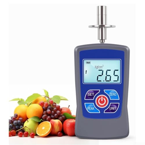 Digitaler Obst-Härteprüfer mit anpassbaren Warnmeldungen und automatischer Hintergrundbeleuchtungsfunktion (GY-M15) von BlissfulAbode
