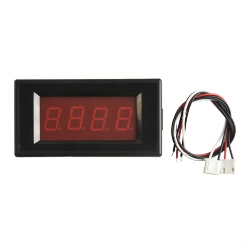 Digitales Voltmeter für Elektriker, LED-Display für genaue Messungen, Tests von DC 5 mV bis DC 500 mV, kompakt und (DC500 mV) von BlissfulAbode