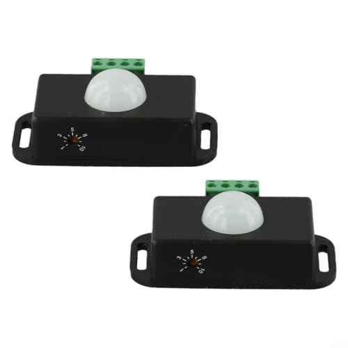 Durchdachte Infrarot-Bewegungssensoren im Doppelpack, perfekt verarbeitet für den Betrieb mit verschiedenen Spannungsstufen in LEDs Durchdachte Infrarot-Bewegungssensoren im Doppelpack, perfekt verarbeitet für den Betrieb mit verschiedenen Spannungsstufen in LEDs von BlissfulAbode