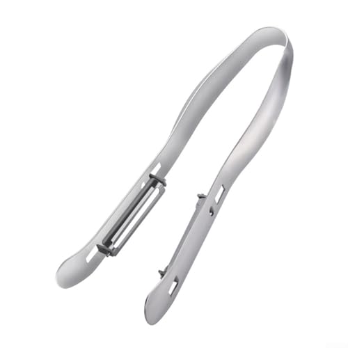 Edelstahl-Küchenschäler mit rutschfestem Griff zum Schälen von Spargel und mehr von BlissfulAbode