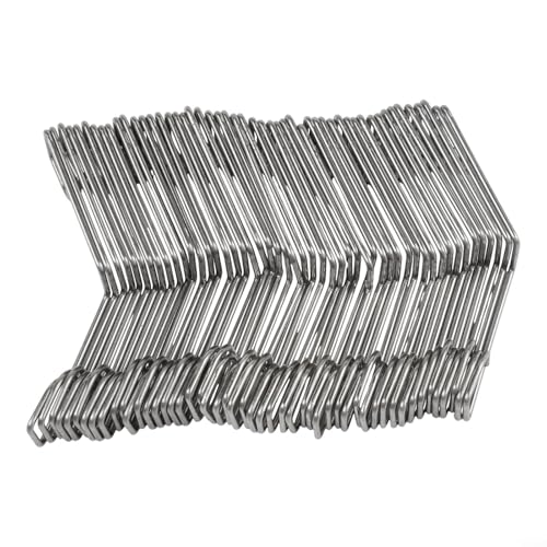 Edelstahl-Zaun-Clips, 25 Stück oder 50 Stück für ruhige, sichere Gartenräume (50 Stück) von BlissfulAbode
