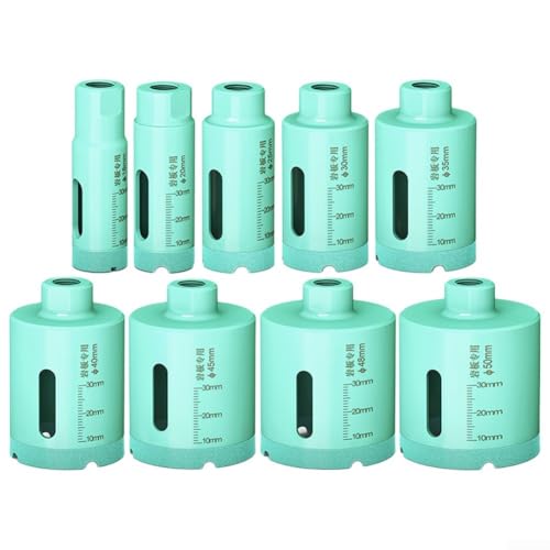 Effizienter 1850 mm Lochöffner M10 Bohrer zum Schneiden von Löchern in Marmor und Glas (48 mm) von BlissfulAbode