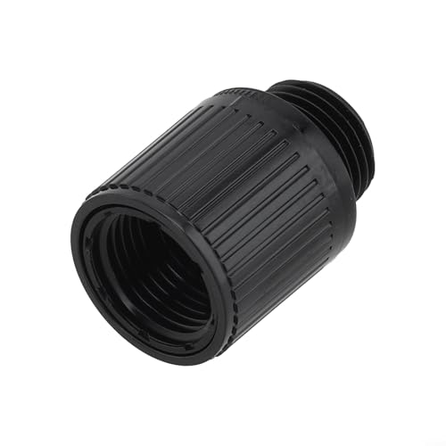 Einstellbarer Duschdurchflussregler Wasserregelventil für Handbrause mit G1/2 Anschluss (schwarz) von BlissfulAbode