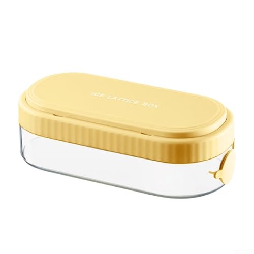 Eis, das Push-Typ-Silikon beeindruckt, mit einer sicheren Versiegelung und Frische in jeder Charge (gelb) von BlissfulAbode