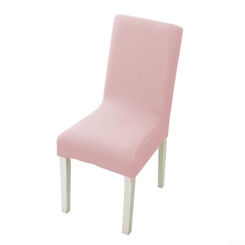 Elastische Stuhlhusse, perfekte Passform für Stühle in Standardhöhe bei Feiern (Rosa) von BlissfulAbode