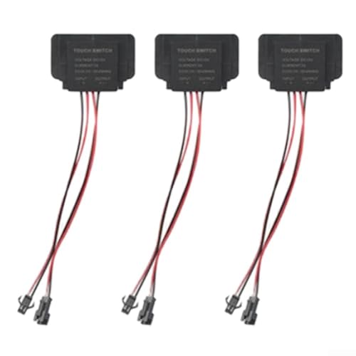 Eleganter Touch-Sensorschalter für 12 V LED für Spiegel, verstellbare Einstellungen passend zu Ihrer Stimmung (einfarbig) von BlissfulAbode
