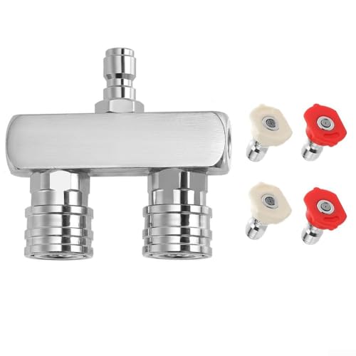 Elektrischer 2 in 1 Waschdüsenadapter mit 4 Düsen für effiziente Autowäsche Elektrischer 2 in 1 Waschdüsenadapter mit 4 Düsen für effiziente Autowäsche von BlissfulAbode