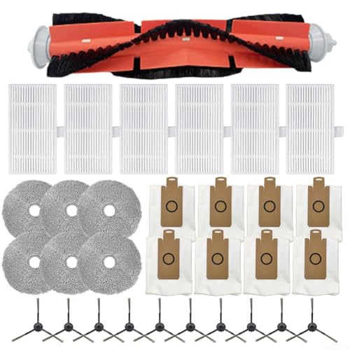Ersatzteil-Set für Uwant U200 Pro Staubsauger-Seitenbürste, Wischmopp, Filter und Staubbeutel für optimale Reinigungseffizienz (B) von BlissfulAbode