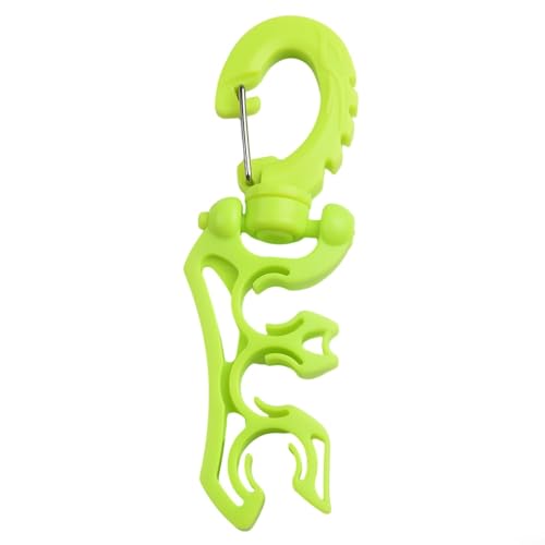 Essential Tauchausrüstungsclips für sicheres Schlauchmanagement Tauchen mit Sicherheit (fluoreszierendes Gelb) von BlissfulAbode