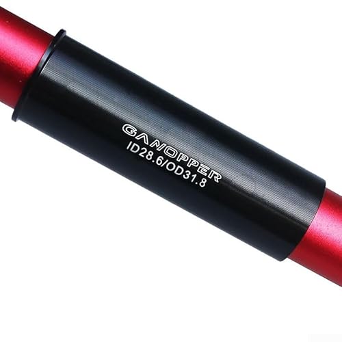 Fahrrad-Sattelstützen-Unterlegscheiben-Rohr-Adapter, Aluminiumlegierung, Konverter zur Größenanpassung (28,6 bis 31,8) von BlissfulAbode