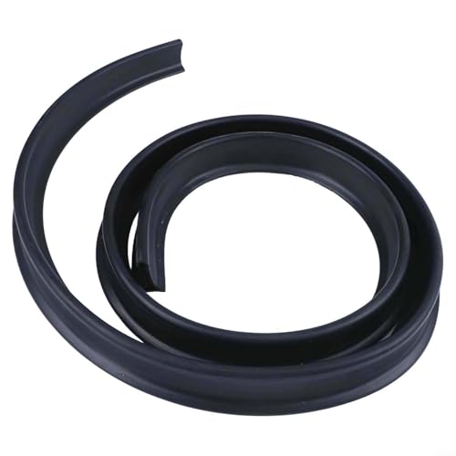 Faltbare Duschwassersperre Streifen mit elastischem Gummimaterial und starker Rückseite, geeignet für Badezimmerböden, Küchenspülen, Toilettenkanten, verhindert Wasserausbreitung (Schwarz) von BlissfulAbode