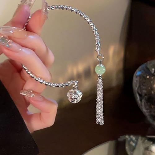Fashion Forward Legierung Armbänder für Frauen mit einzigartigen Glocken-Designs (grüne Glocke) von BlissfulAbode