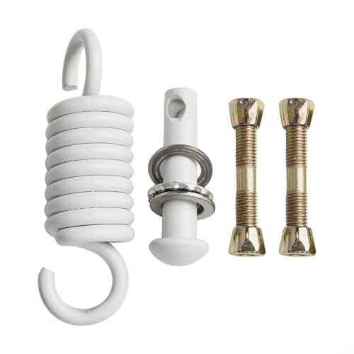 Federhaken für Hängesessel mit 250 kg Tragkraft, ideal für Eierstühle, Schaukelstühle und mehr (weiß) von BlissfulAbode
